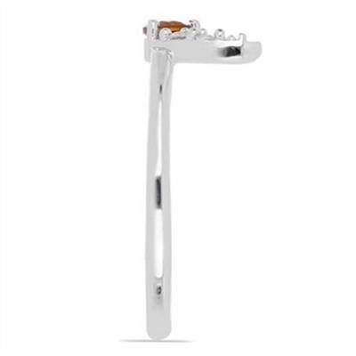 BUY 925 SILVER NATURAL MADEIRA CITRINE GEMSTONE RING